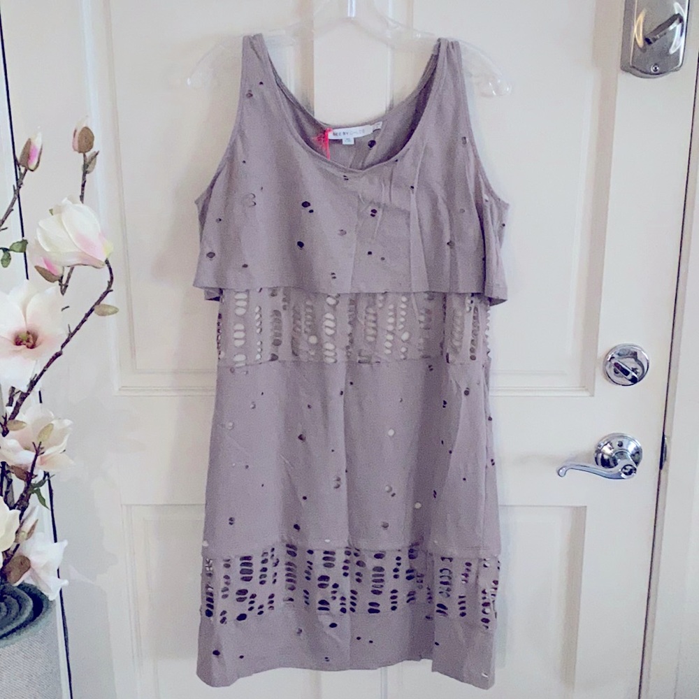 SEE BY CHLOE Distressed Tank Dress